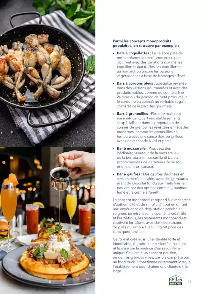 Metro Tendances Restauration 2025 du 3 février au 31 décembre 2025 - Catalogue page 55
