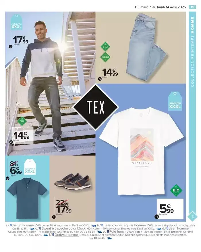 TEXTILE SPÉCIAL PRINTEMPS 2 du 1 avril au 14 avril 2025 - Catalogue page 21