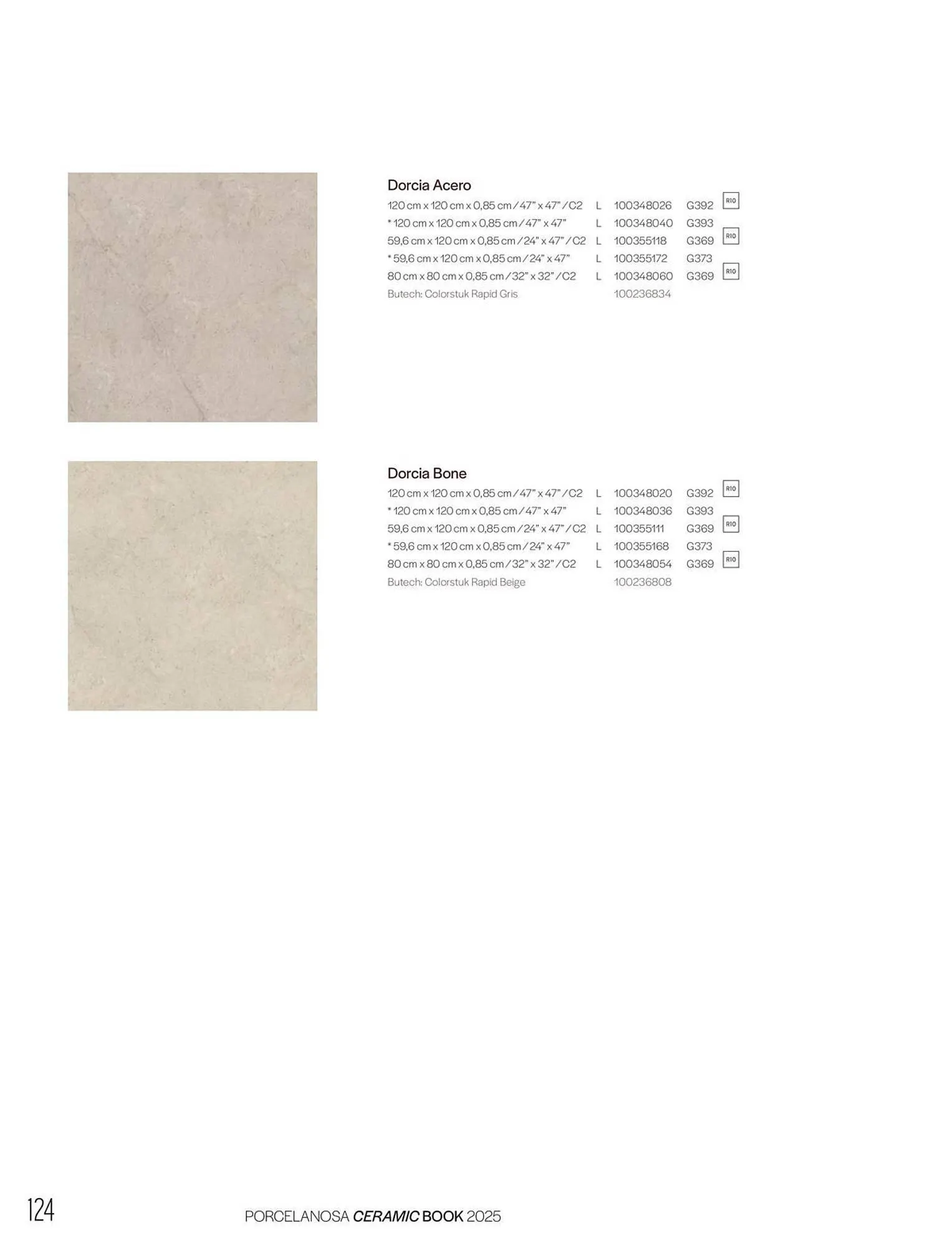 Catalogue Porcelanosa du 27 janvier au 31 décembre 2025 - Catalogue page 126