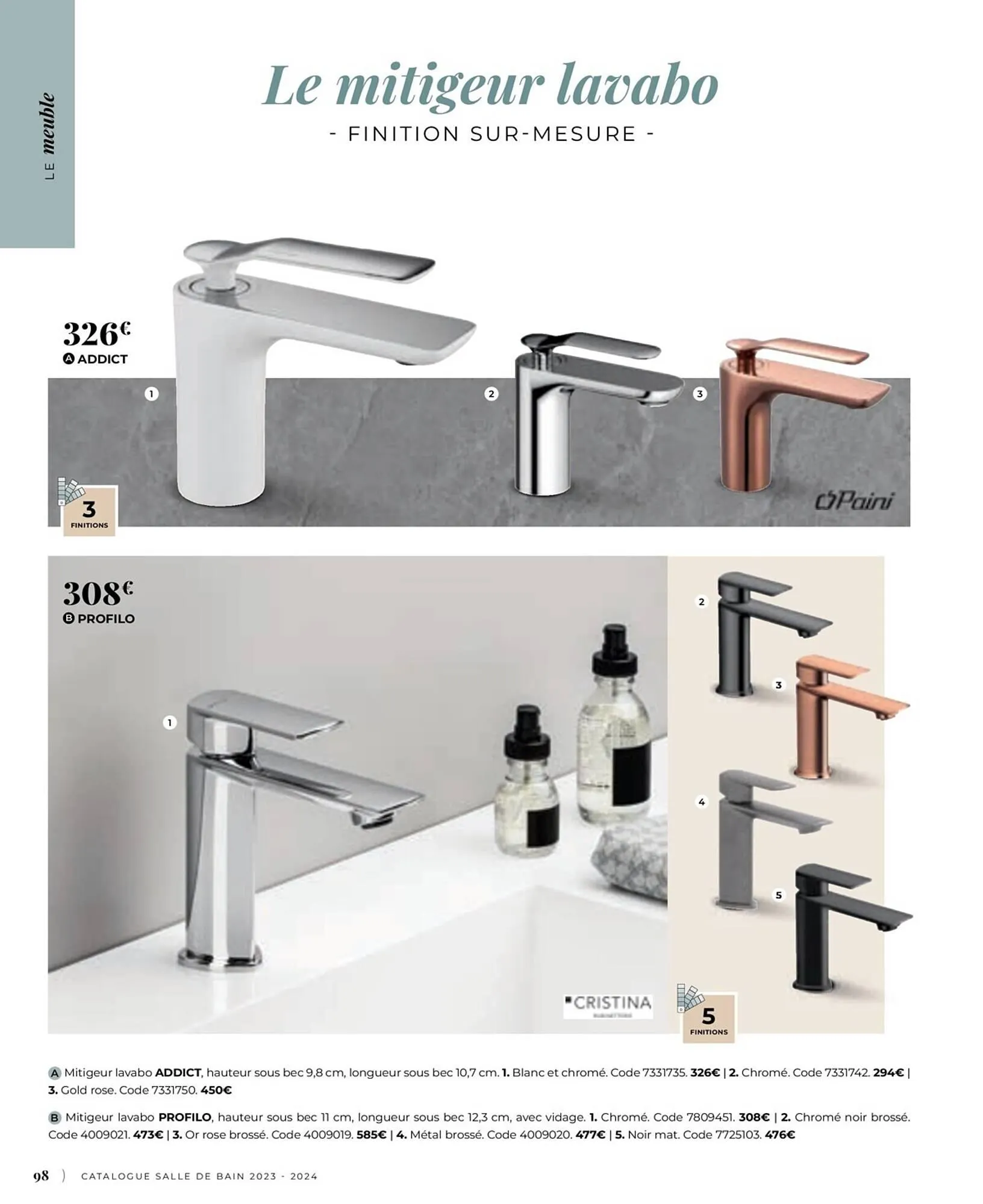 Catalogue Cedeo du 6 juillet au 31 décembre 2023 - Catalogue page 98