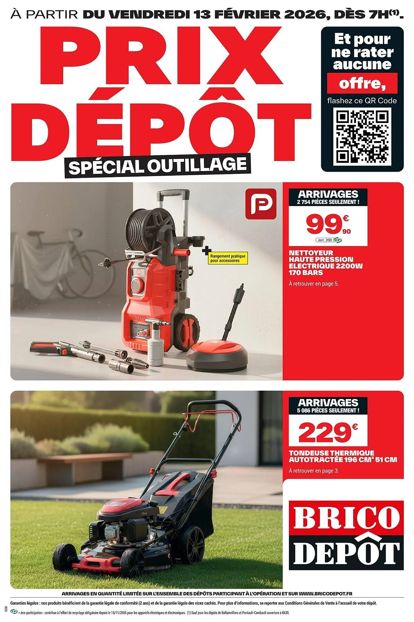 Catalogue Brico Dépôt du 13 février au 26 février 2026 - Catalogue page 1