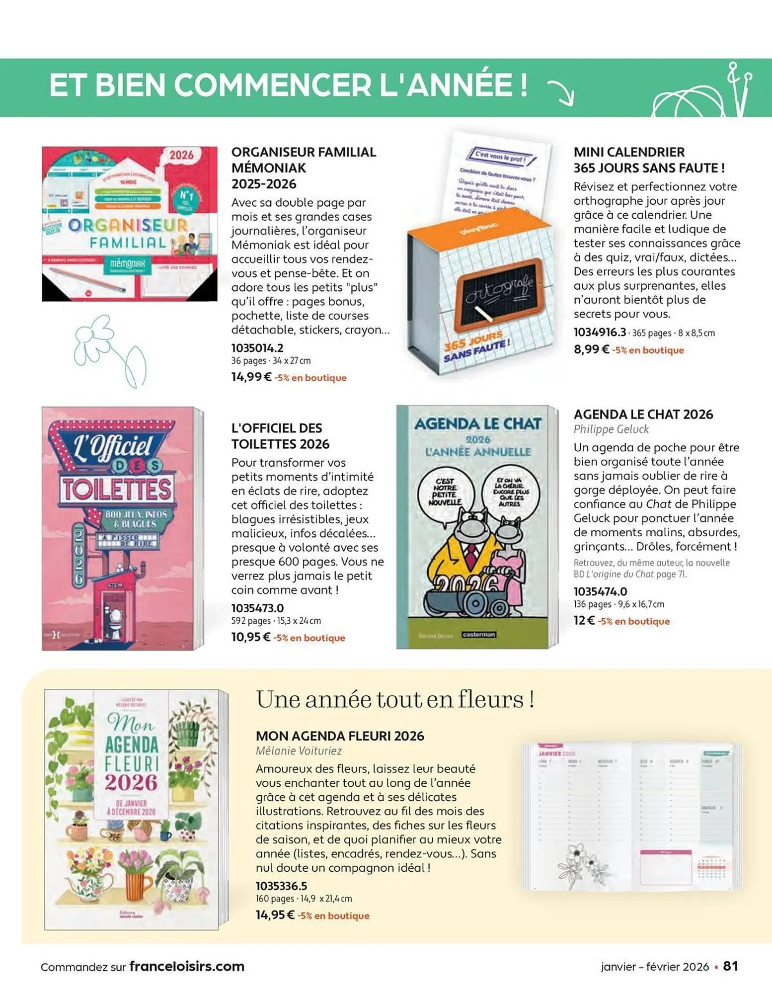 Catalogue France Loisirs du 1 janvier au 28 février 2026 - Catalogue page 81