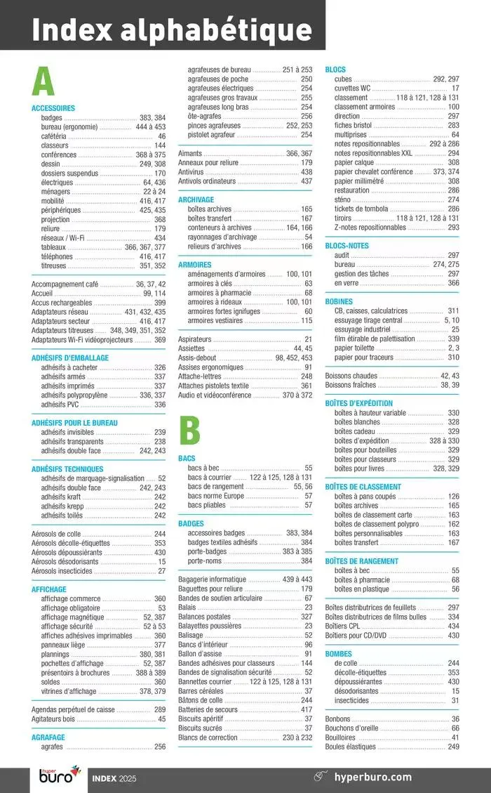 Notre catalogue général du 4 février au 31 décembre 2025 - Catalogue page 4