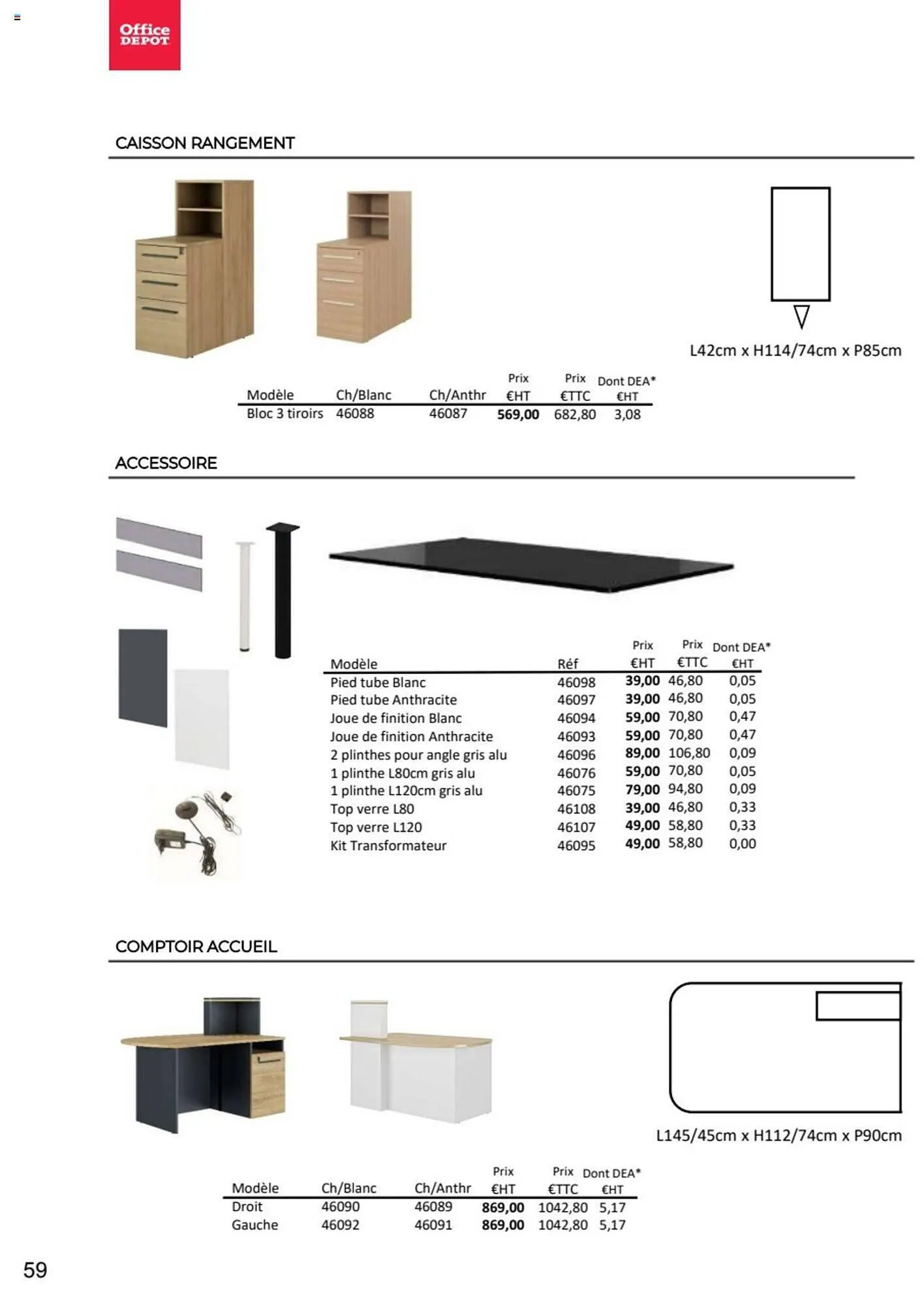 Catalogue Office Depot du 20 octobre au 27 octobre 2023 - Catalogue page 60
