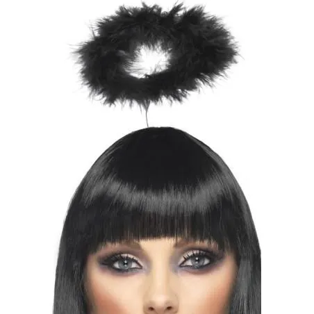 Serre-tête auréole noire adulte