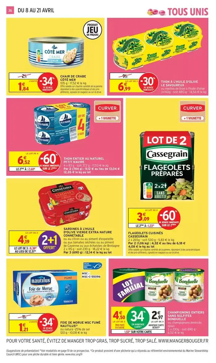 TF AVRIL 2 + CAHIER REGION du 8 avril au 21 avril 2025 - Catalogue page 36