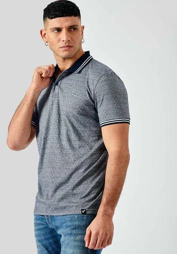 Polo bleu marine homme