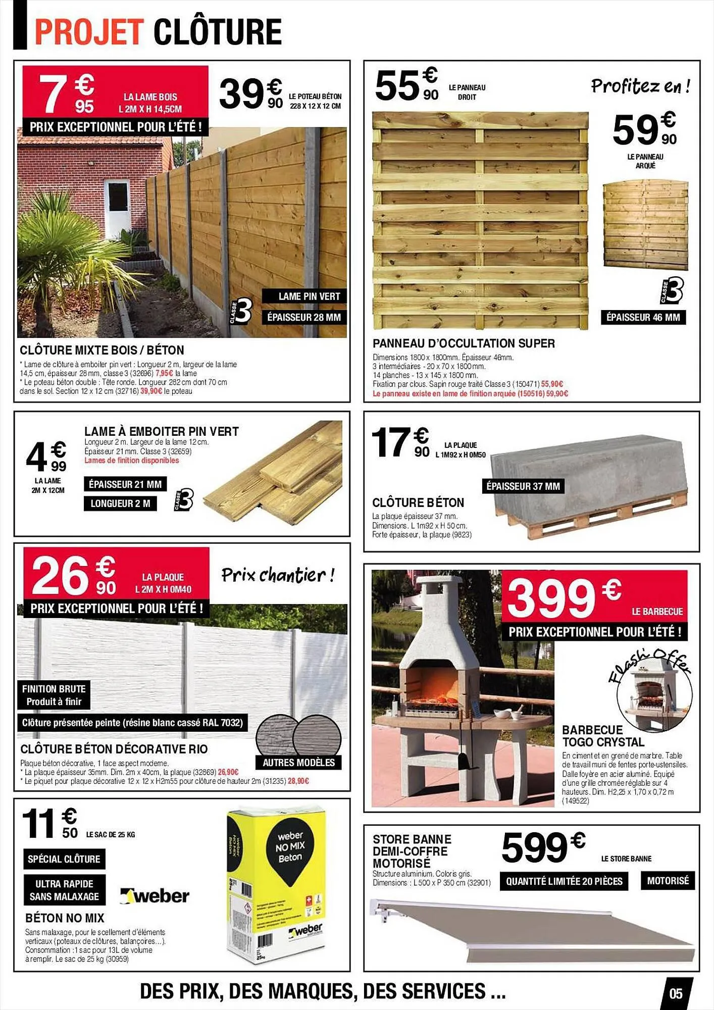 Catalogue Chretien Matériaux du 6 juillet au 19 août 2023 - Catalogue page 5