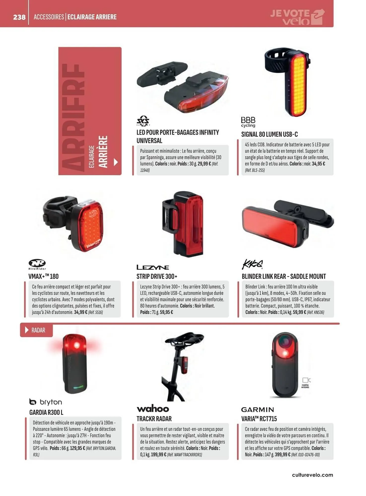 Catalogue Culture Vélo du 19 décembre au 31 décembre 2026 - Catalogue page 238