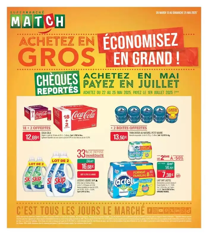 ACHETEZ EN GROS ÉCONOMISEZ EN GRAND ! du 12 mai au 25 mai 2025 - Catalogue page 1
