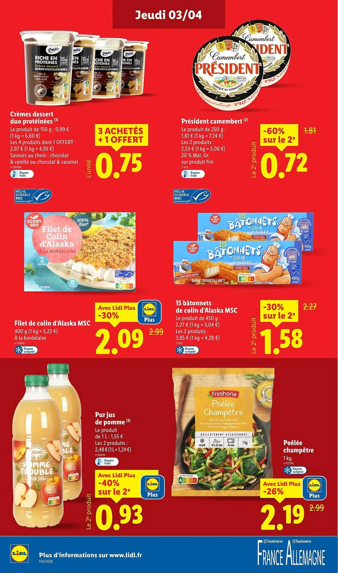Catalogue Lidl du 3 avril au 9 avril 2025 - Catalogue page 12