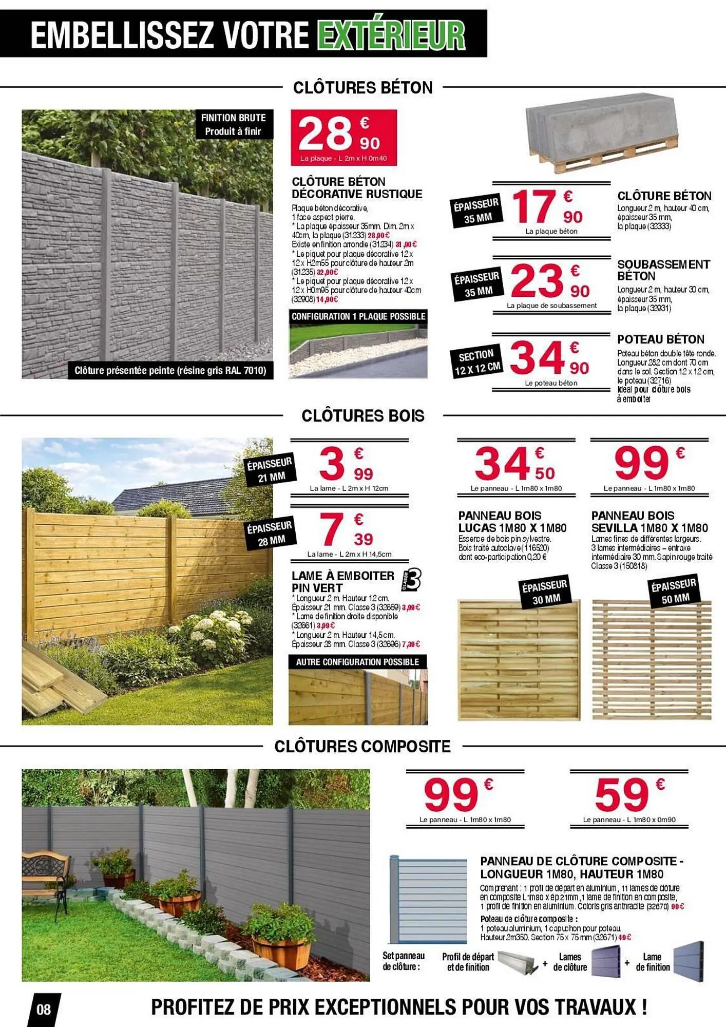 Catalogue Chretien Matériaux du 11 mars au 4 avril 2026 - Catalogue page 8