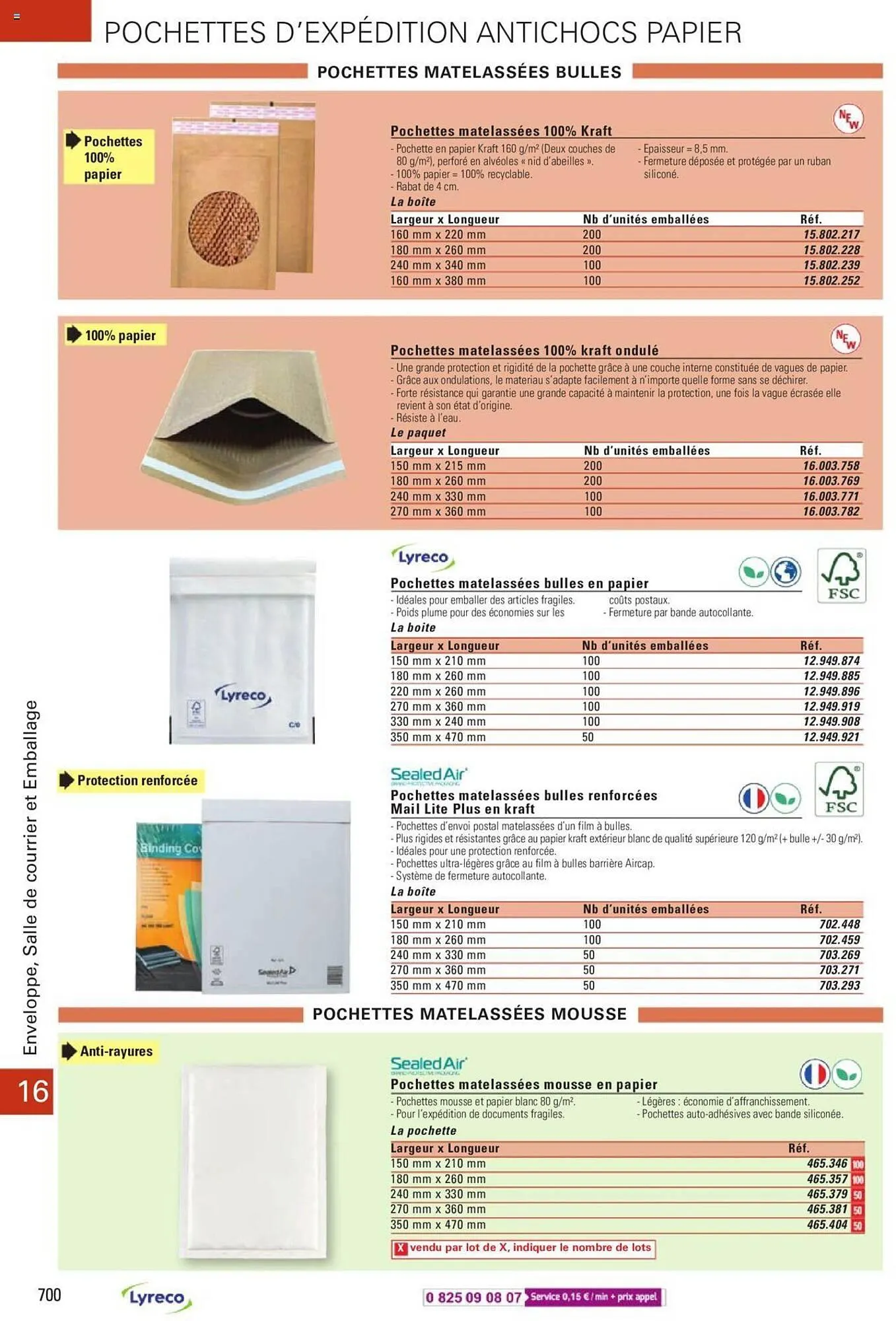 Catalogue Lyreco du 15 mai au 31 décembre 2023 - Catalogue page 700