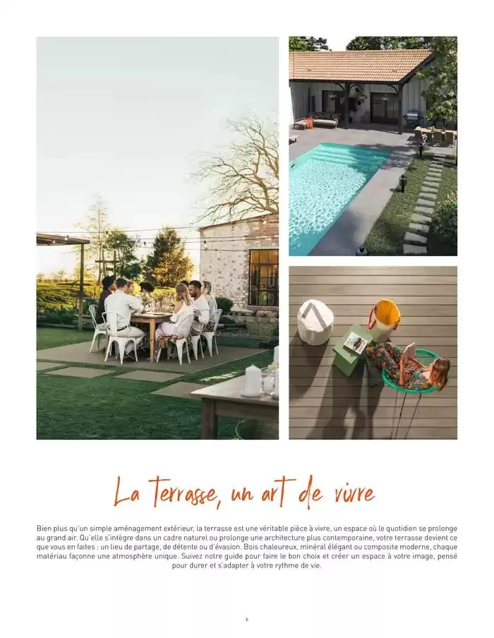 Guide Terrasse 2025 du 1 janvier au 31 décembre 2025 - Catalogue page 6