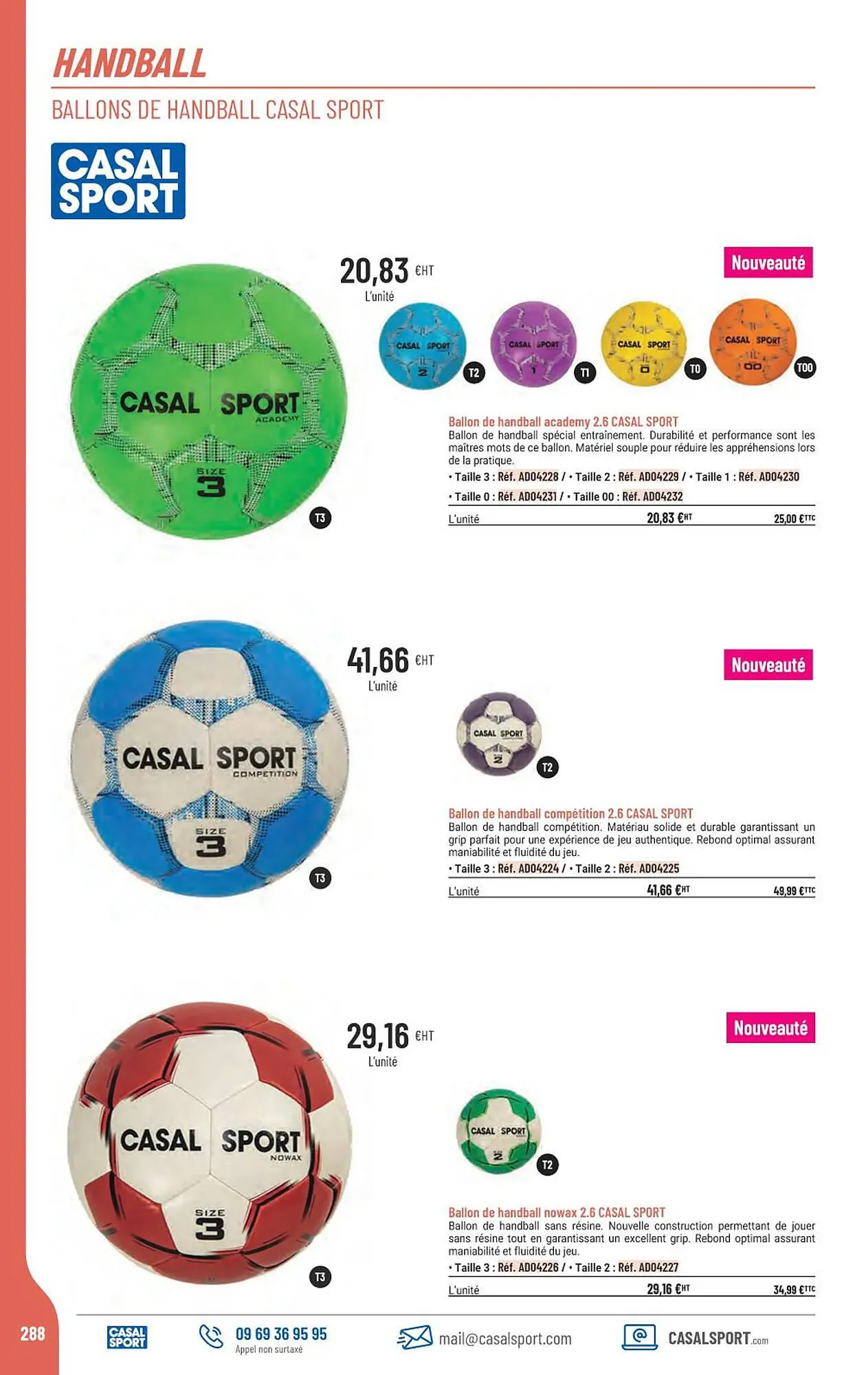 Catalogue Casal Sport du 22 janvier au 31 décembre 2026 - Catalogue page 260