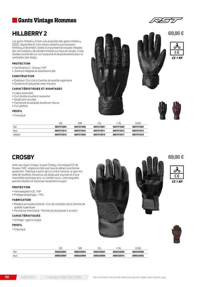 RST 2025 du 20 mars au 31 décembre 2025 - Catalogue page 110