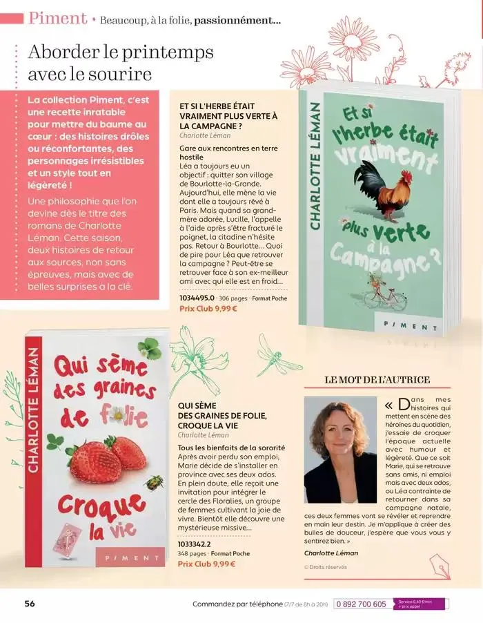 Mars - Avril 2025 du 4 mars au 30 avril 2025 - Catalogue page 56