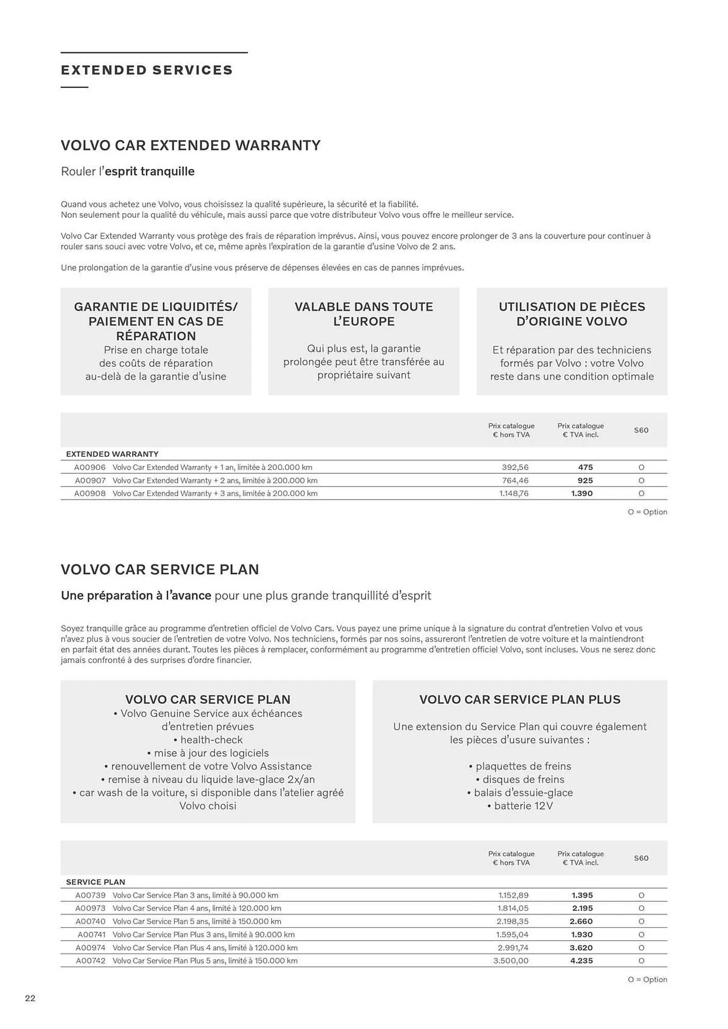 Catalogue VOLVO du 7 janvier au 31 décembre 2025 - Catalogue page 22