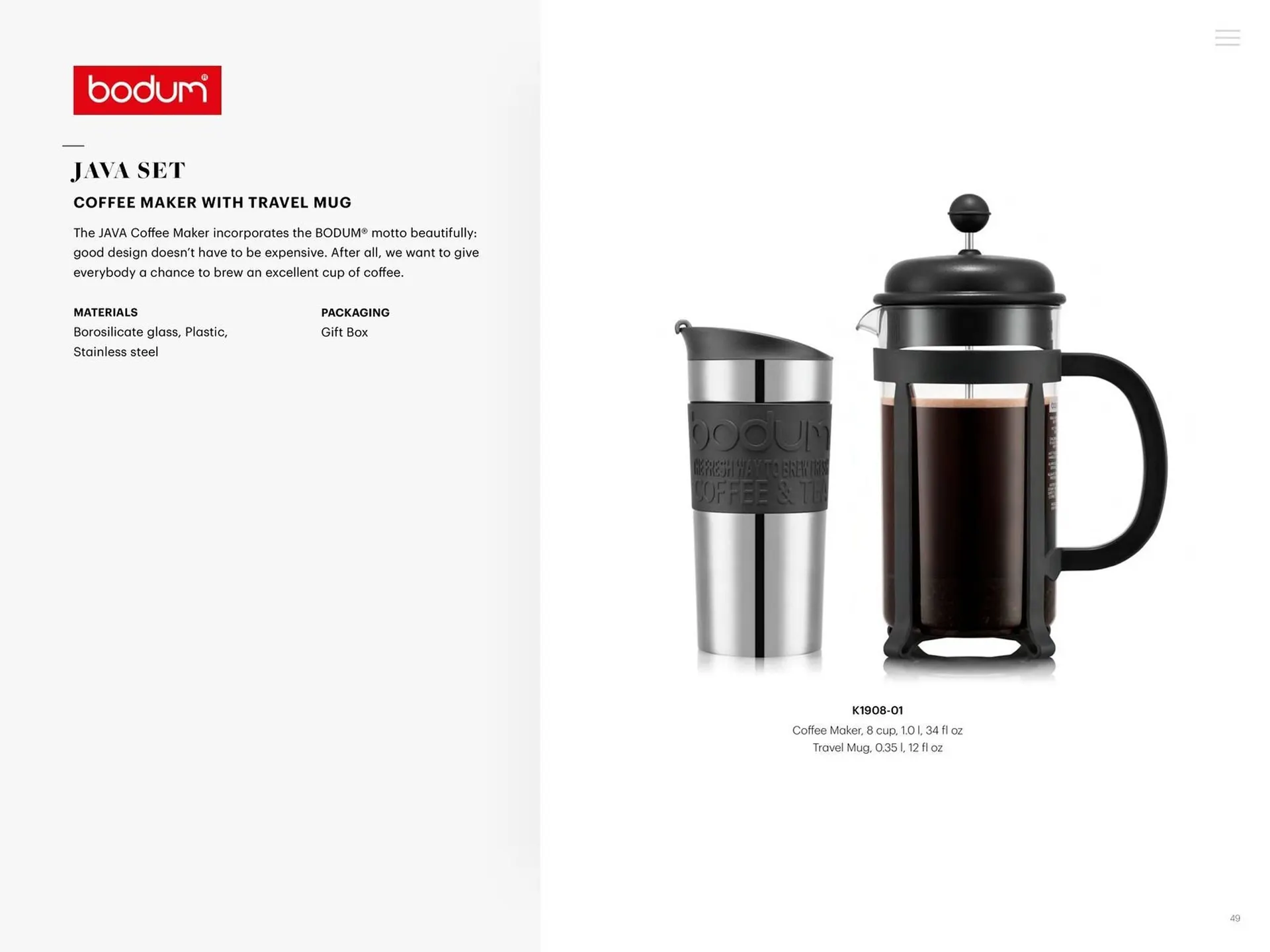 Catalogue Bodum du 9 février au 31 décembre 2026 - Catalogue page 49