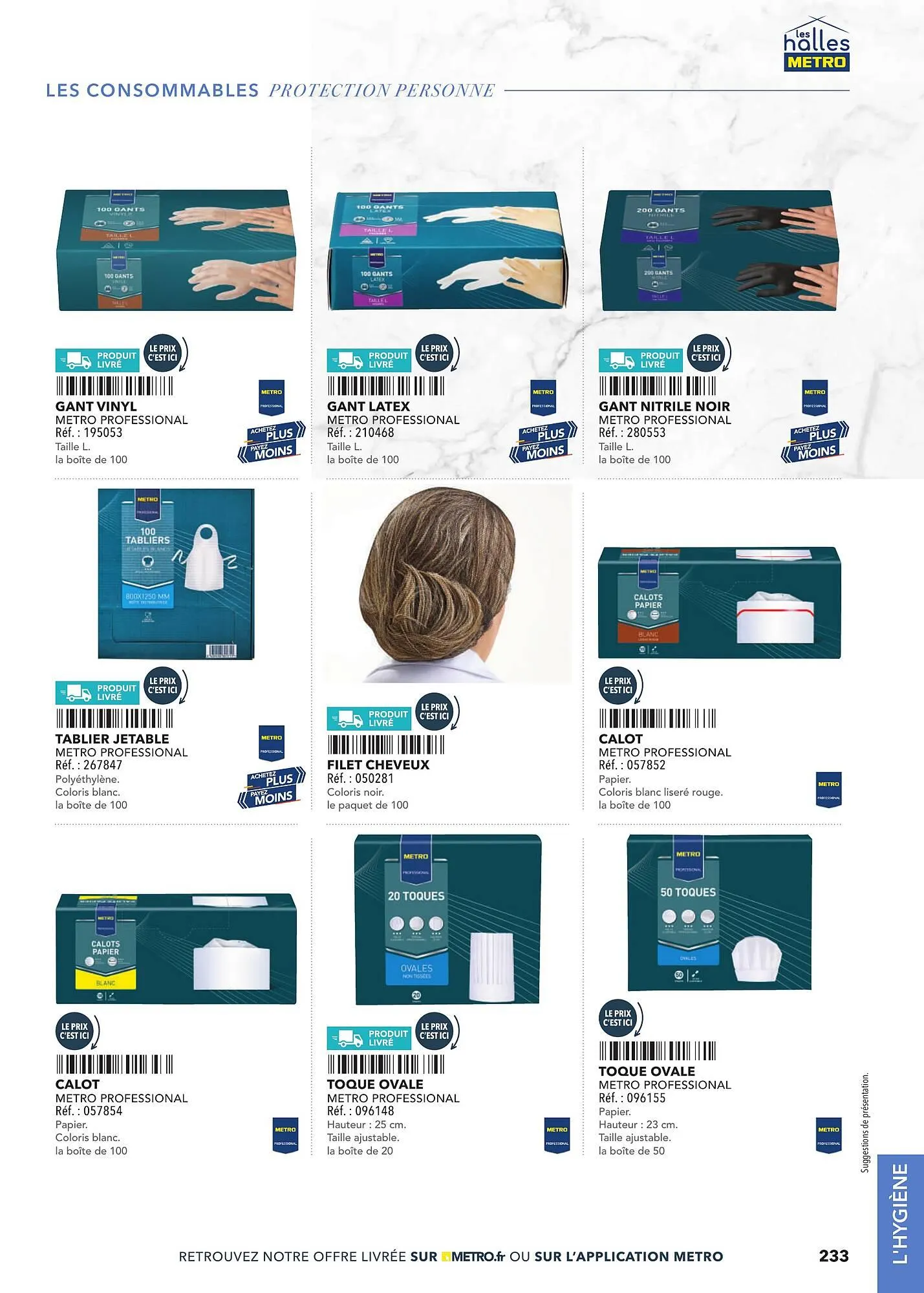 Catalogue METRO du 2 mars au 31 décembre 2025 - Catalogue page 233
