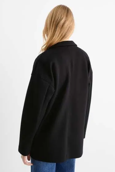 Oversized long blazer