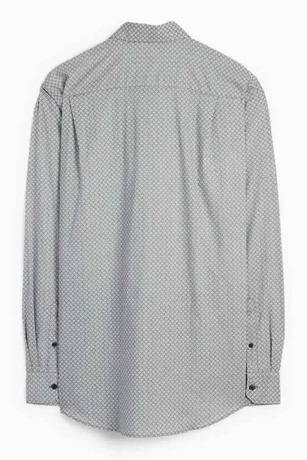 Business shirt - regular fit - kent collar - easy-iron - patterned