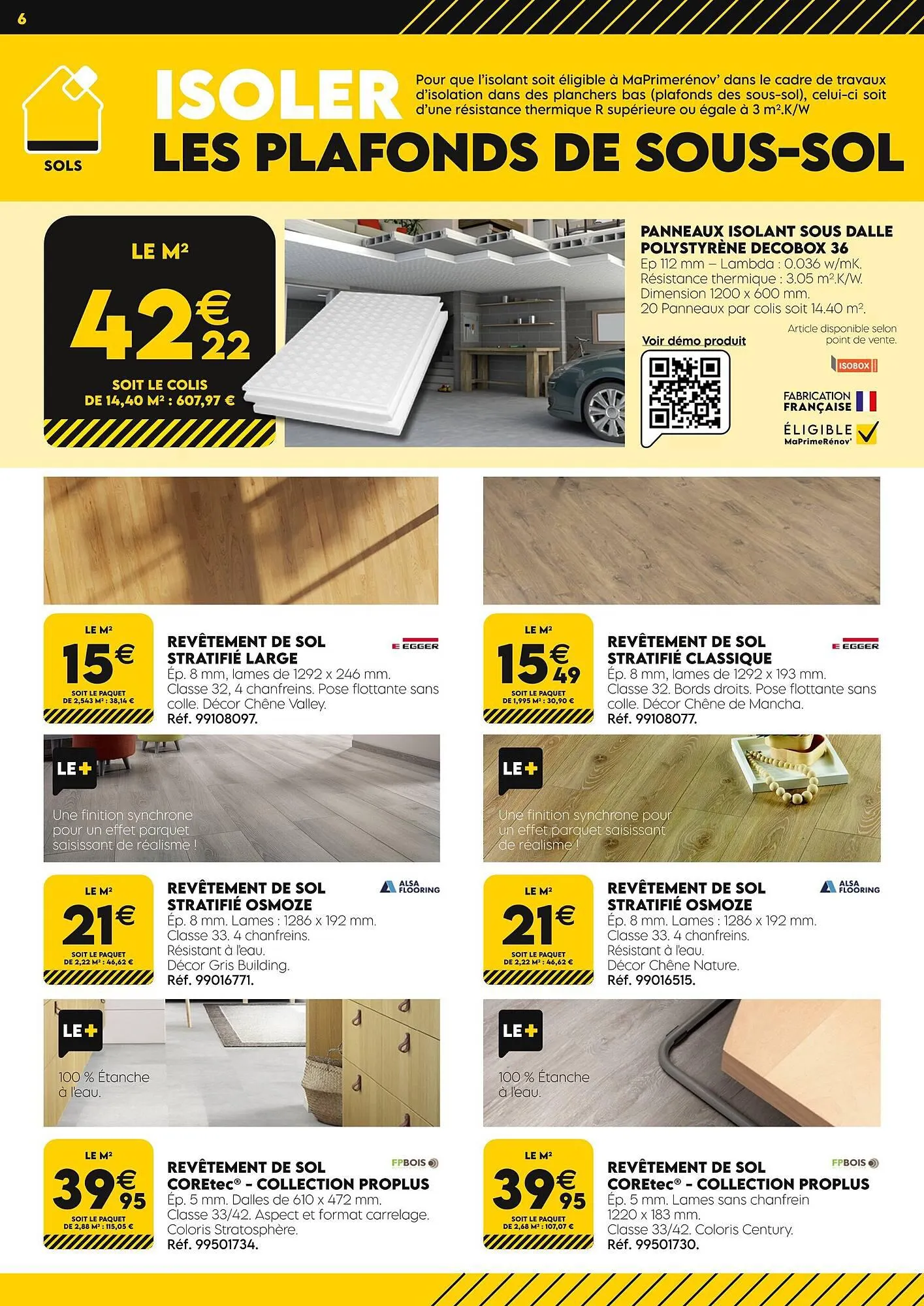 Catalogue Tout faire matériaux du 1 octobre au 31 octobre 2023 - Catalogue page 6