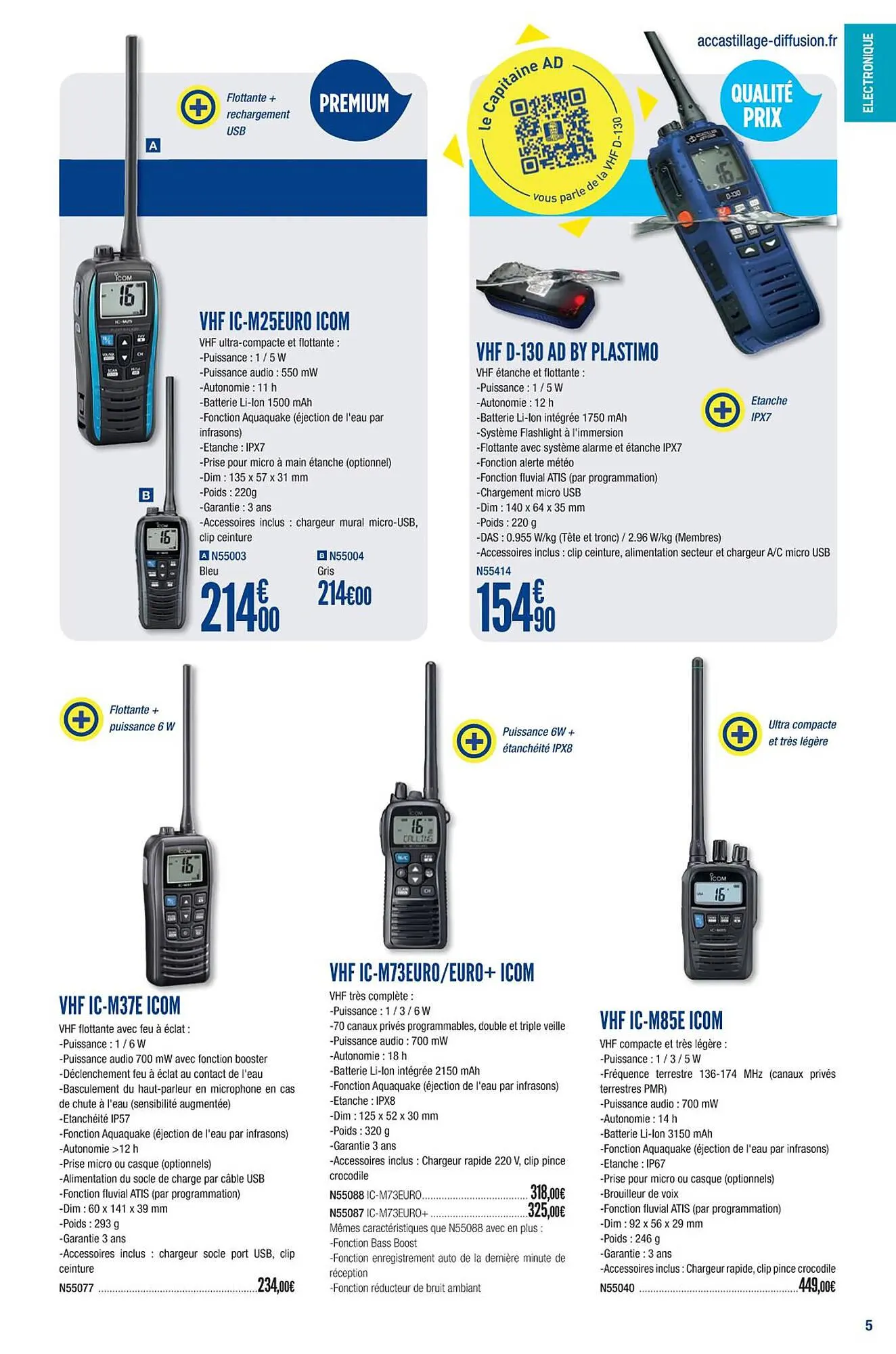 Catalogue Accastillage Diffusion du 1 mars au 31 décembre 2023 - Catalogue page 7