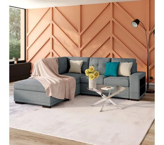 Coussin 40x40 cm ZIGGY Bleu