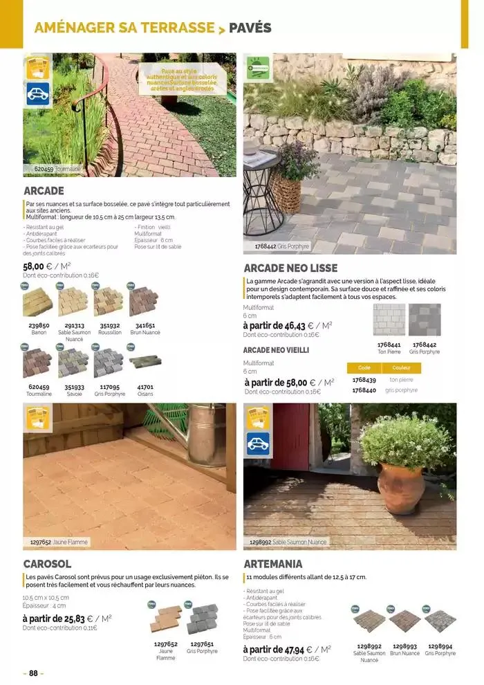 Aménagements Extérieurs 2025 du 30 avril au 31 décembre 2025 - Catalogue page 88