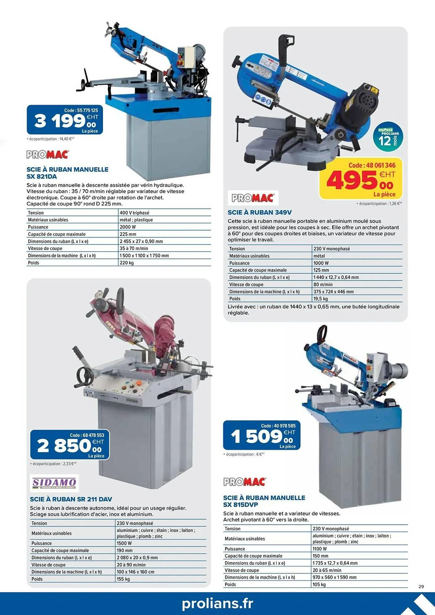Catalogue Prolians du 16 octobre au 31 décembre 2025 - Catalogue page 29