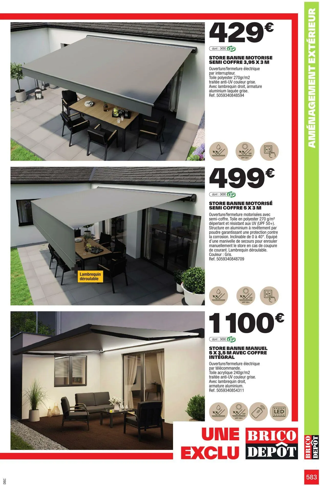 Brico Dépôt Catalogue actuel du 24 mars au 31 juillet 2025 - Catalogue page 583