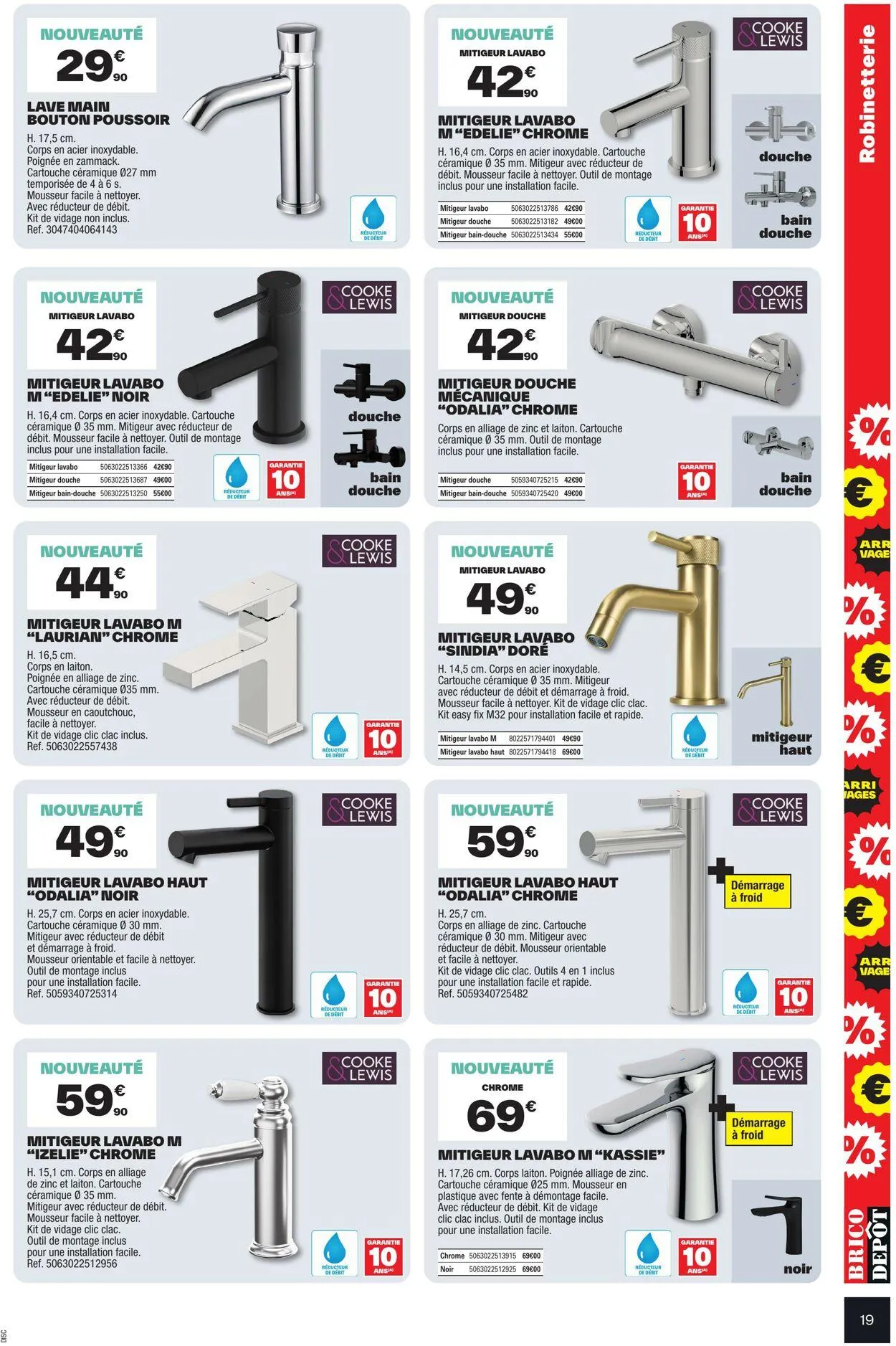 Brico Dépôt Catalogue actuel du 23 octobre au 6 novembre 2025 - Catalogue page 19