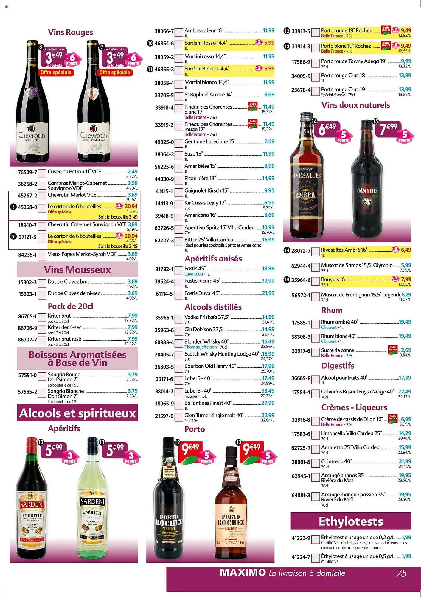 Catalogue Maximo du 24 octobre au 23 novembre 2025 - Catalogue page 75
