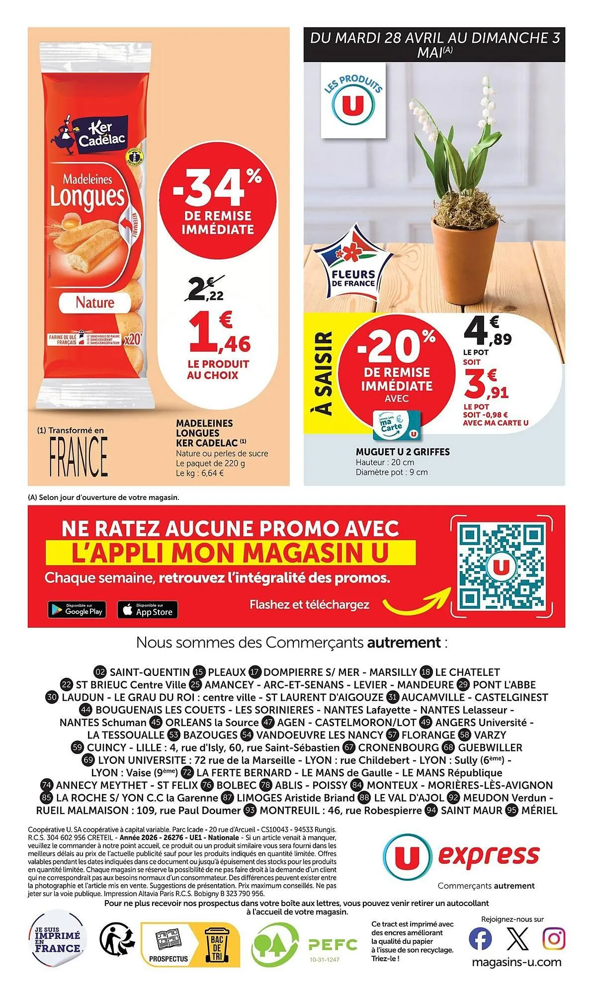 Catalogue U Express du 28 avril au 10 mai 2026 - Catalogue page 14