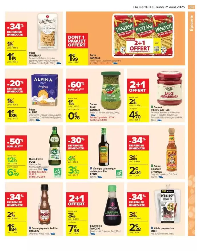 JOYEUSES PÂQUES & MEILLEURS PRIX du 8 avril au 21 avril 2025 - Catalogue page 71