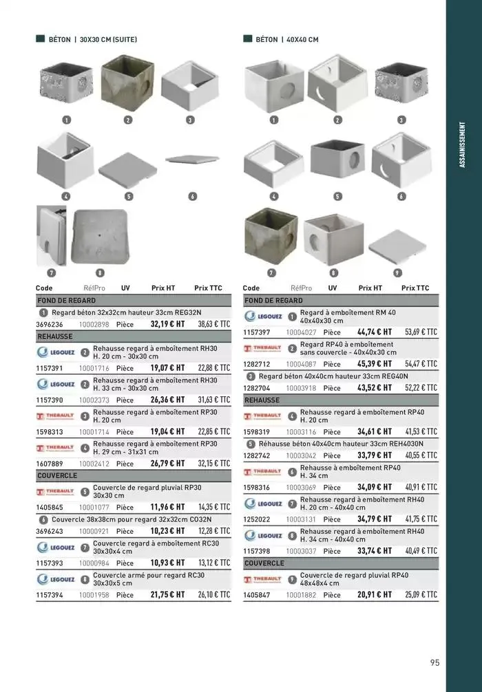 Matériaux 2025 du 1 janvier au 31 décembre 2025 - Catalogue page 95