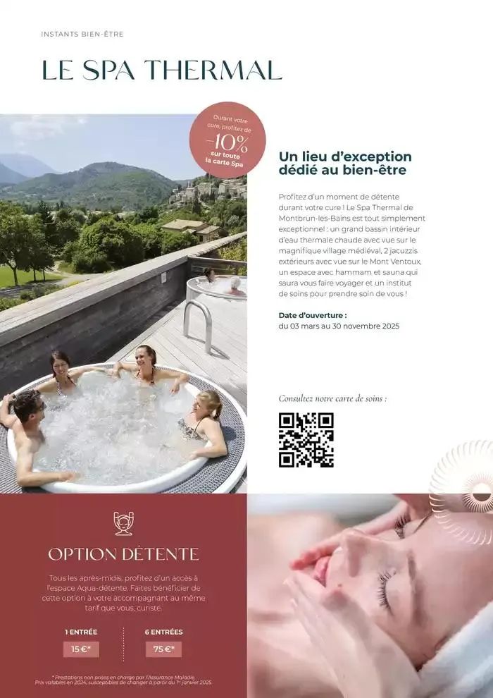 Brochure établissement Montbrun-les-Bains 2025 du 3 mars au 29 novembre 2025 - Catalogue page 10