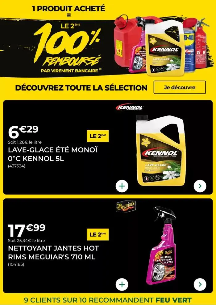 Les Offres Feu Vert du 29 avril au 3 juin 2025 - Catalogue page 6