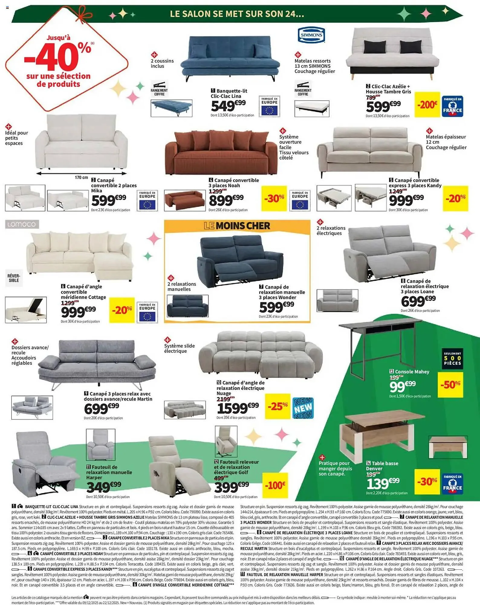 Catalogue Conforama du 9 décembre au 25 décembre 2025 - Catalogue page 2