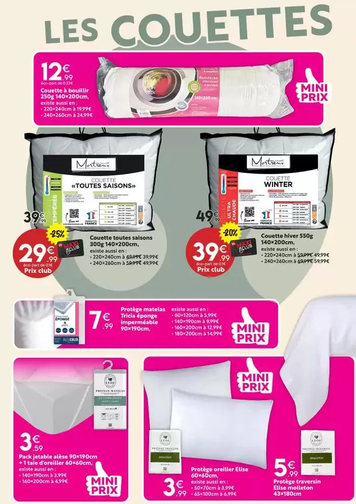 LINGE DE MAISON : DU STYLE à petits prix ! du 27 décembre au 26 janvier 2025 - Catalogue page 3