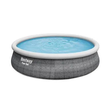 Piscine autoportée ronde Fast Set 457 x 107 cm avec filtration