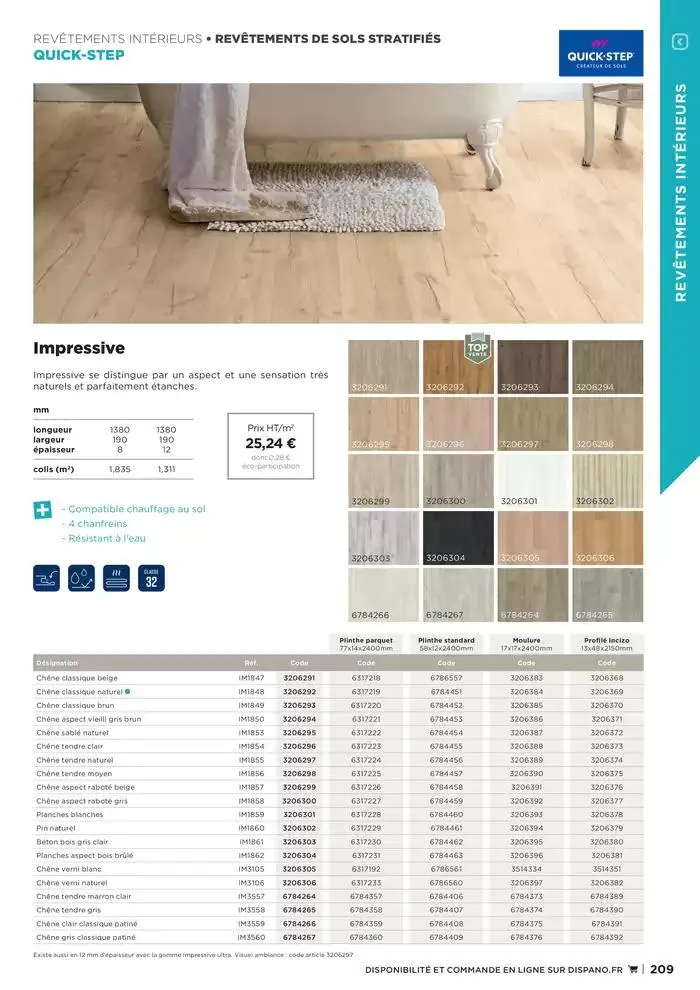 Catalogue 2025 Agenceurs du 25 avril au 31 décembre 2025 - Catalogue page 209