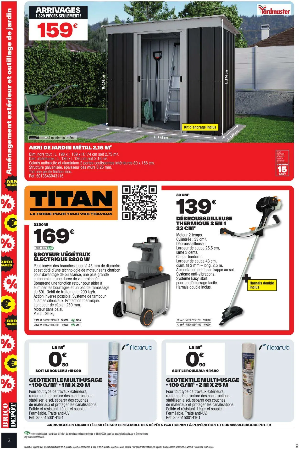 Brico Dépôt Catalogue actuel du 23 octobre au 6 novembre 2025 - Catalogue page 2