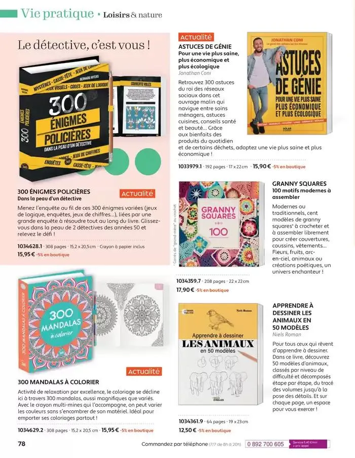 Mars - Avril 2025 du 4 mars au 30 avril 2025 - Catalogue page 78