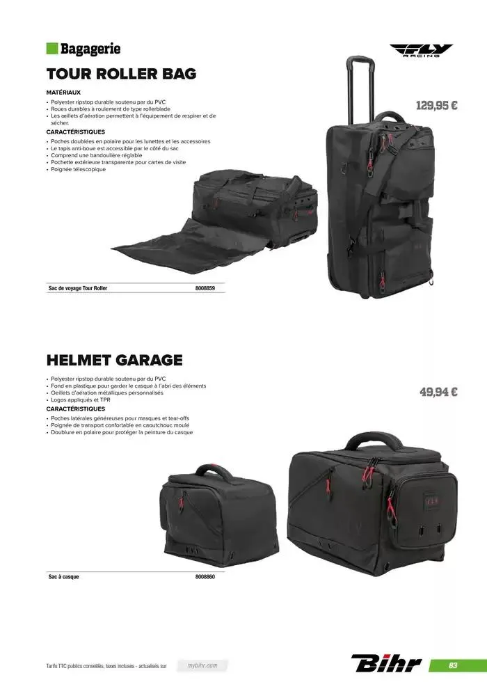 FLY RACING 2025 du 20 novembre au 31 août 2025 - Catalogue page 85