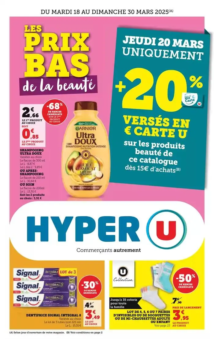 Spécial Beauté du 18 mars au 30 mars 2025 - Catalogue page 1