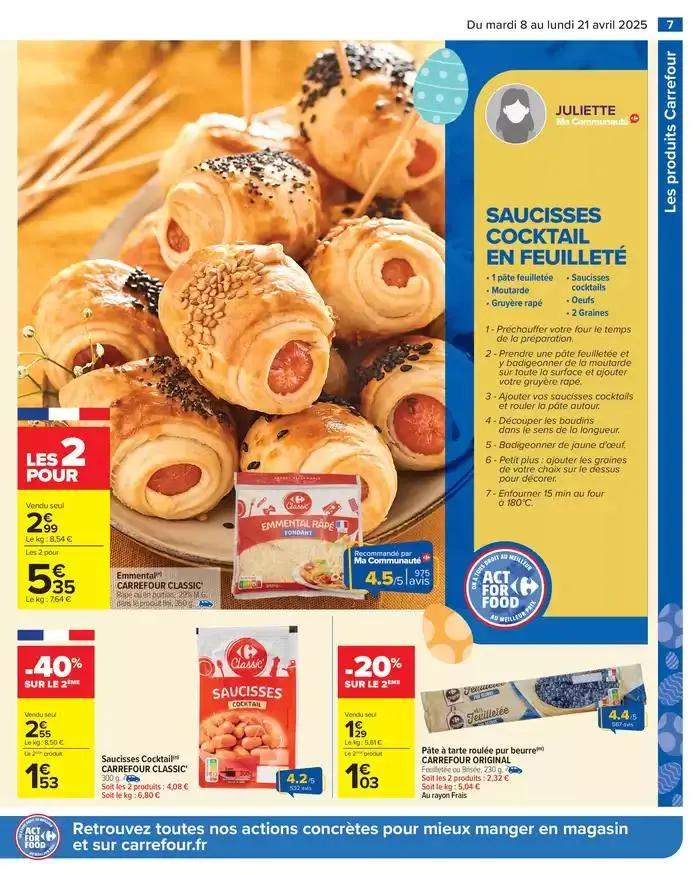 JOYEUSES PÂQUES & MEILLEURS PRIX du 8 avril au 21 avril 2025 - Catalogue page 9