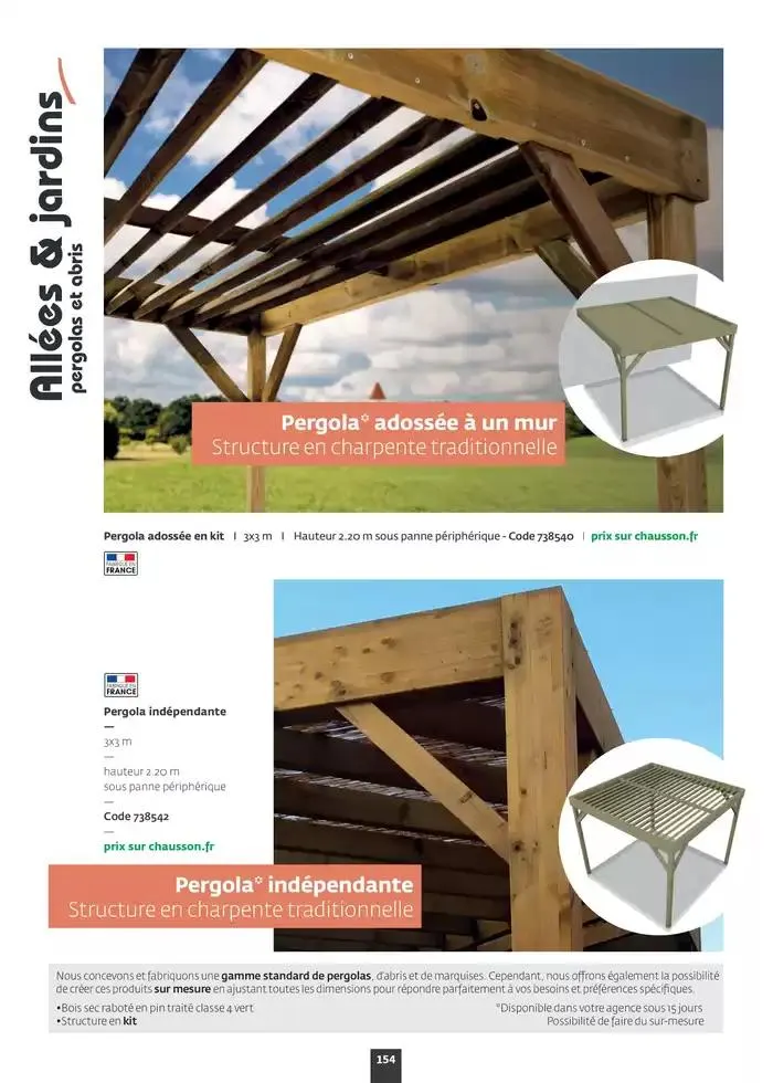 Aménagez votre extérieur SAISON 2025 du 1 janvier au 31 décembre 2025 - Catalogue page 156