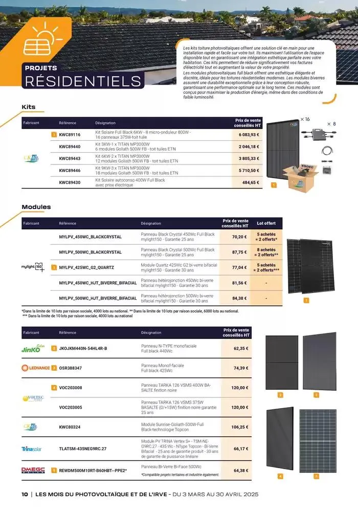 Les mois du Photoboltaique et de l'IRVE 2025 du 3 mars au 30 avril 2025 - Catalogue page 10